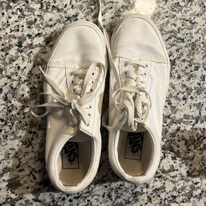 White Vans size 8.0
